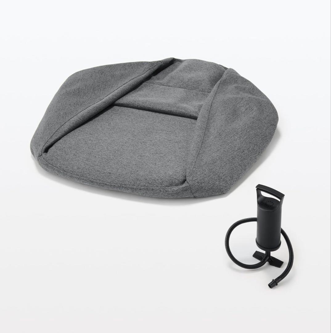 新品未開封★ 無印良品 空気でできたソファ チャコール