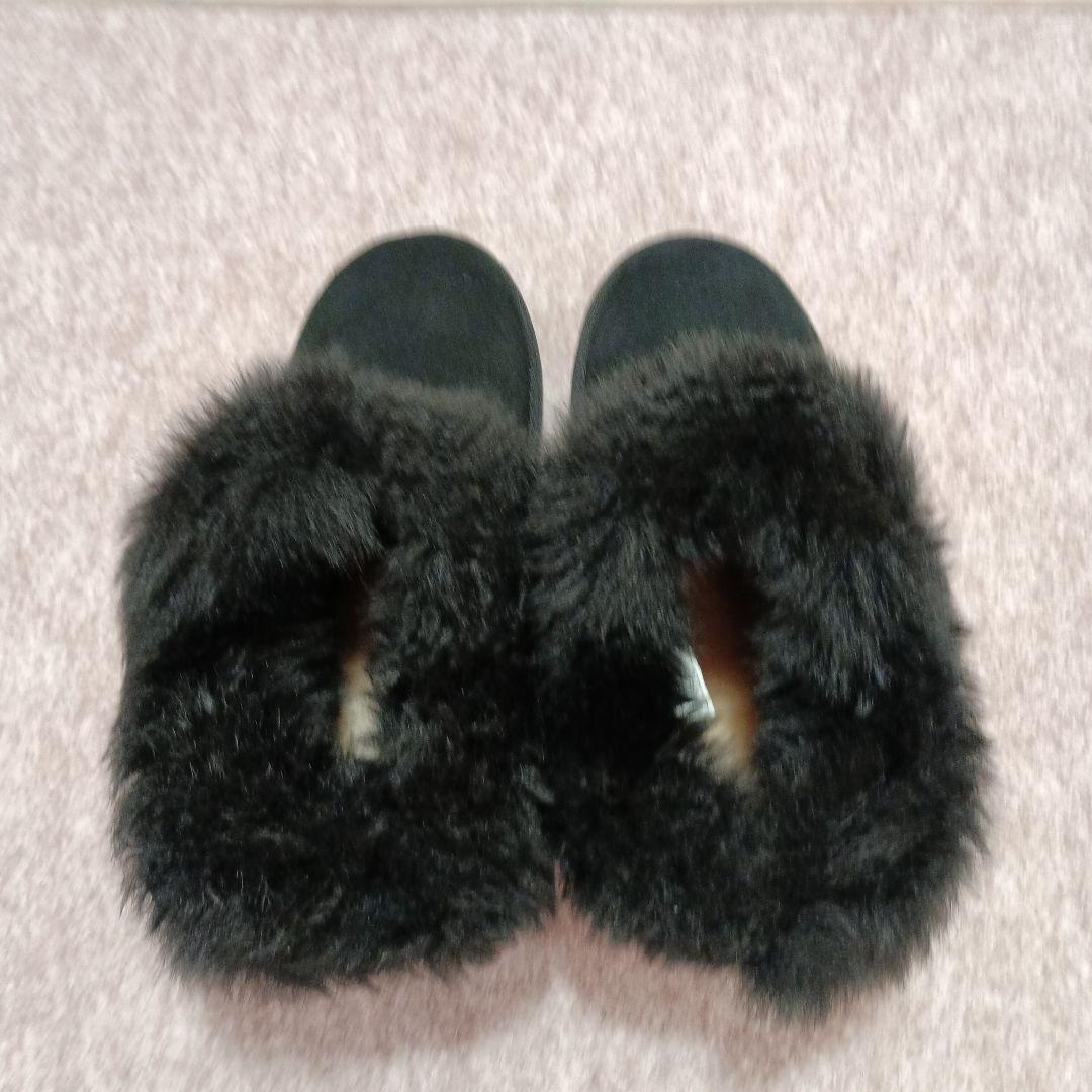 UGGムートンブーツ　24cm 黒　アグブーツ　UGG ムートンブーツ