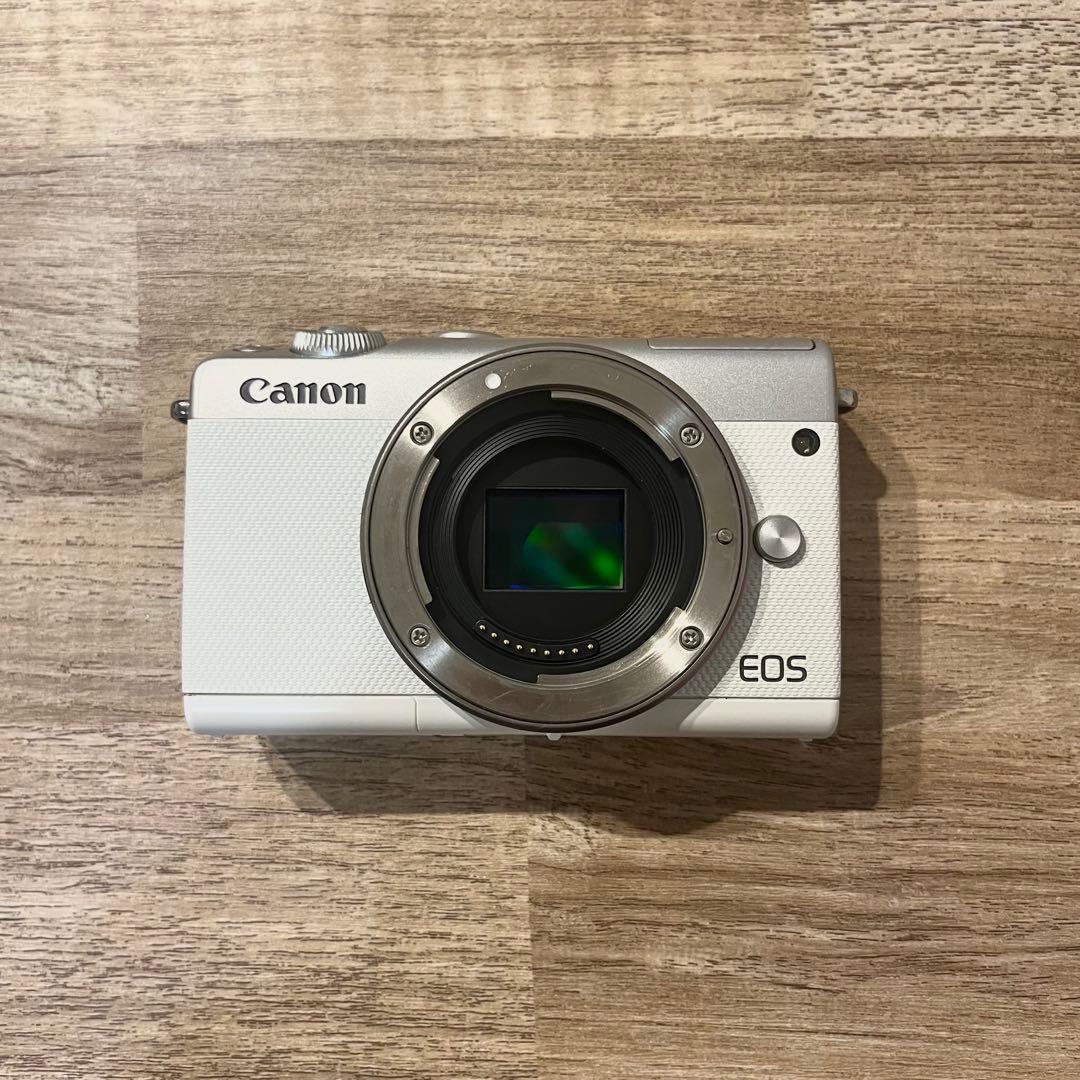 値下げ⭐️【Canon】EOS M100　ダブルレンズキット　ホワイト