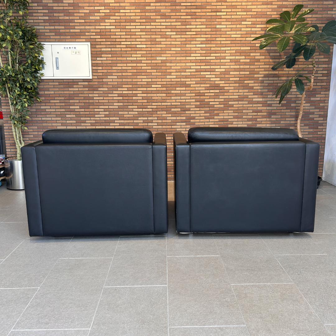 【希少・可変式】♥Knoll（ノル）本革 モジュール　一人掛けソファセット