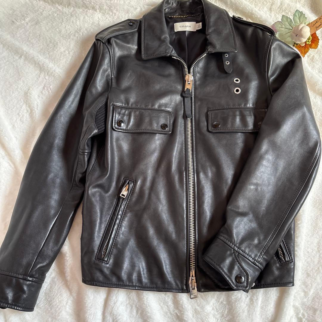 希少 コーチ1941 レザー ライダース ジャケット ランウェイコレクション