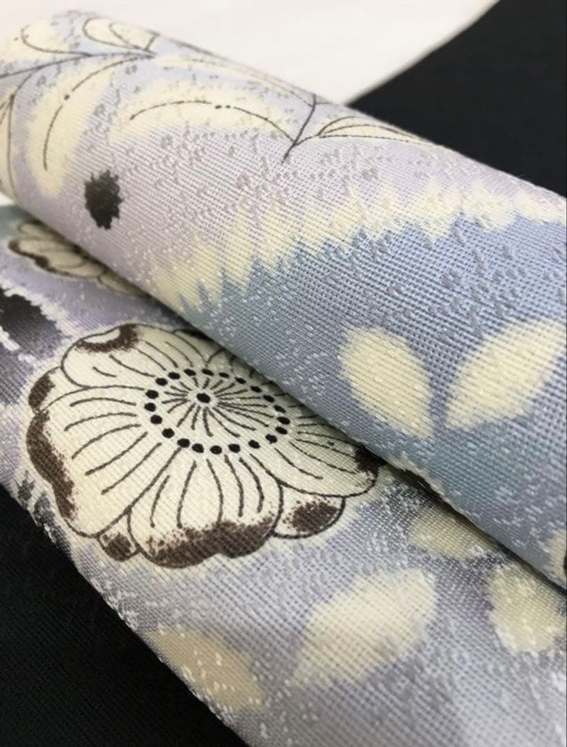 新春破格❗️逸品❗️暈し染め【名古屋帯】　辻ヶ花　地紋　正絹