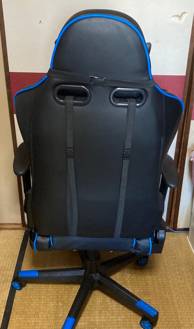 ゲーミングチェアGTRACING オットマン付きリクライニング デスクチェア