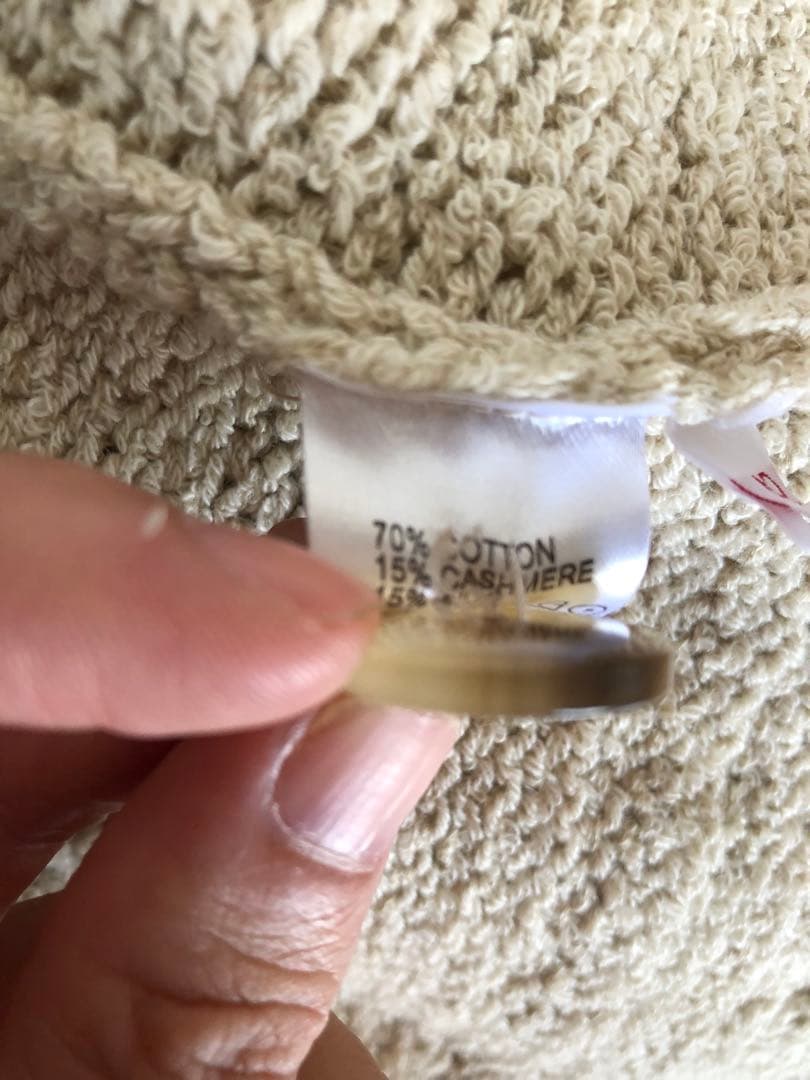 settefili cashmere カシミヤ　ニット　コットン　サイズ42