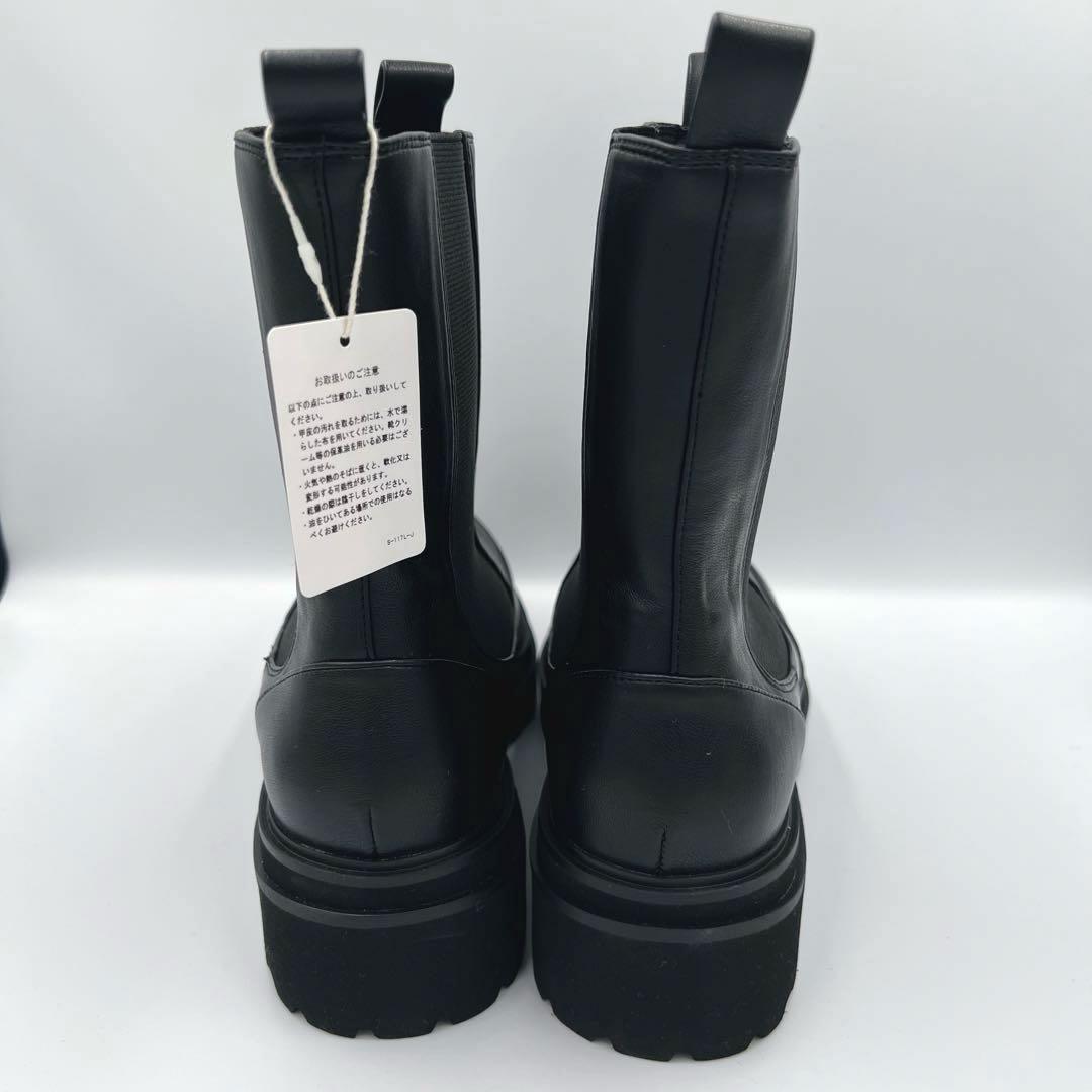 新品✨定価19800円✨emmi サイドゴアブーツ 厚底 ブラック