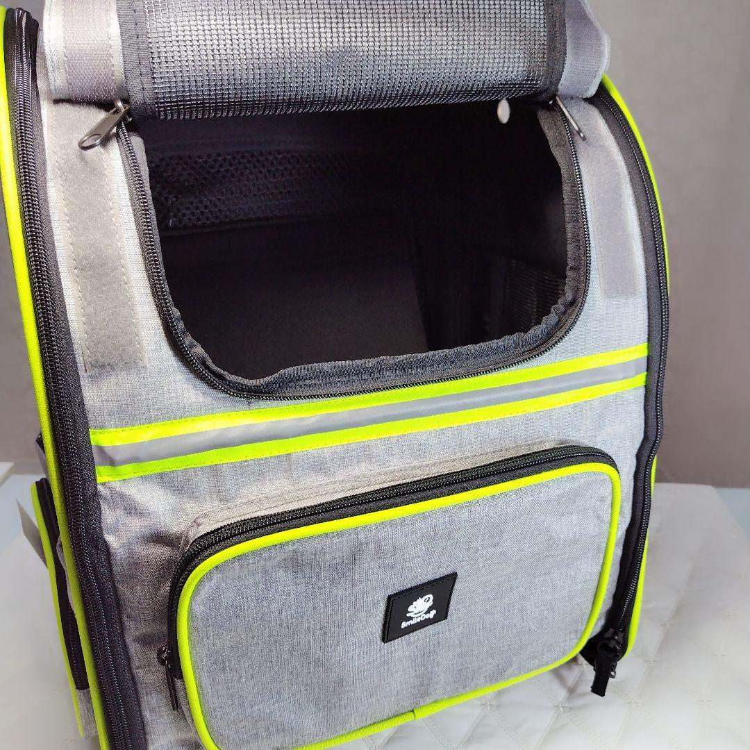 06* 犬 キャリーバッグ リュック ペット拡張ハウス 耐荷重10㎏