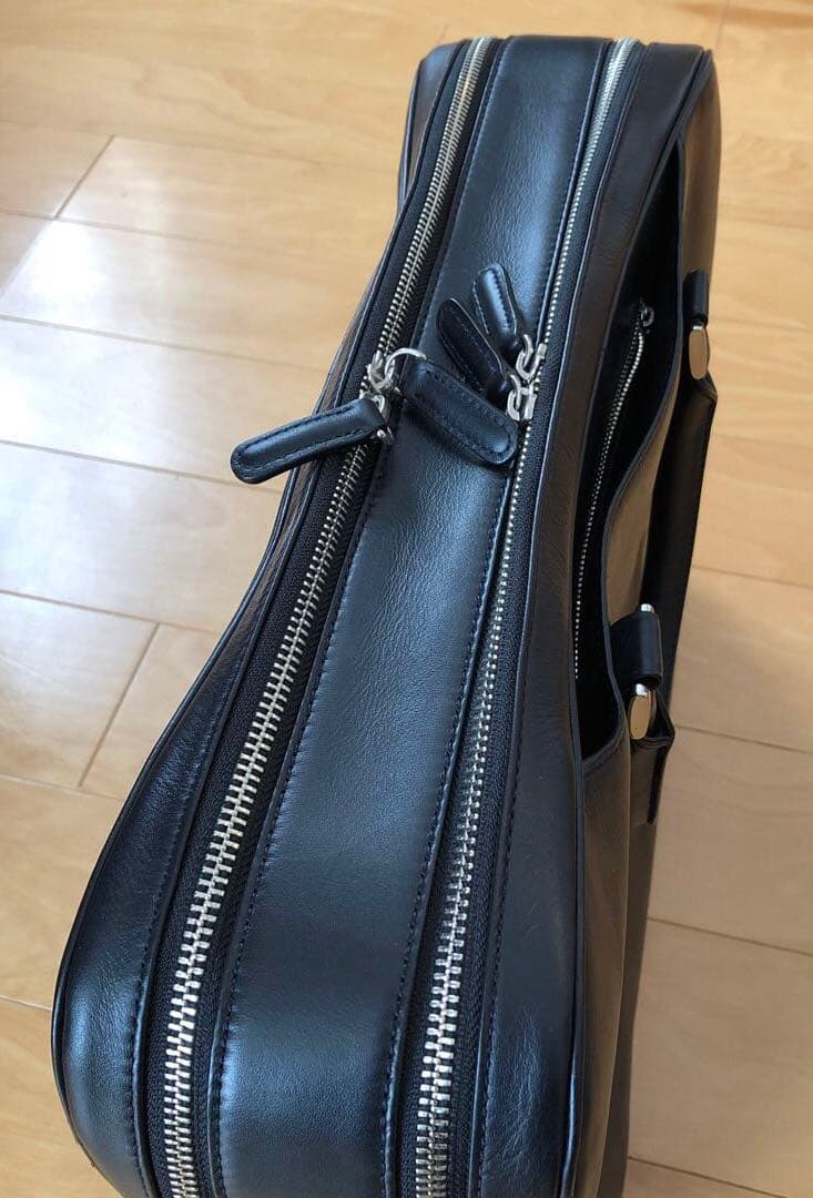 黒 レザービジネスバッグ　ビジネスレザーファクトリー