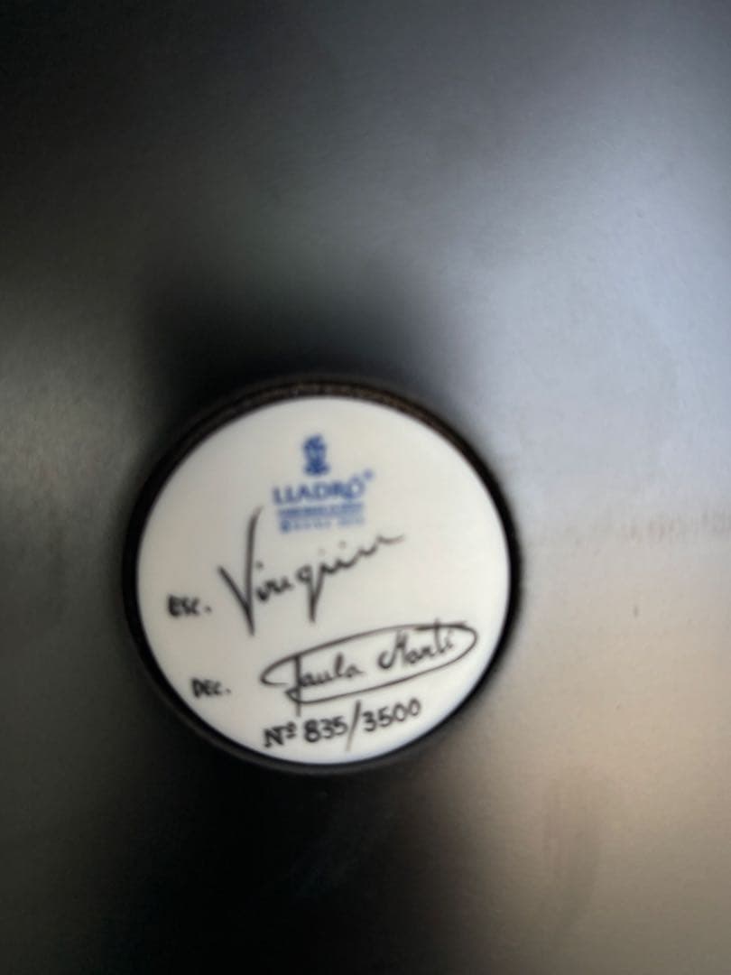 リヤドロ　希望の白馬　証明書有