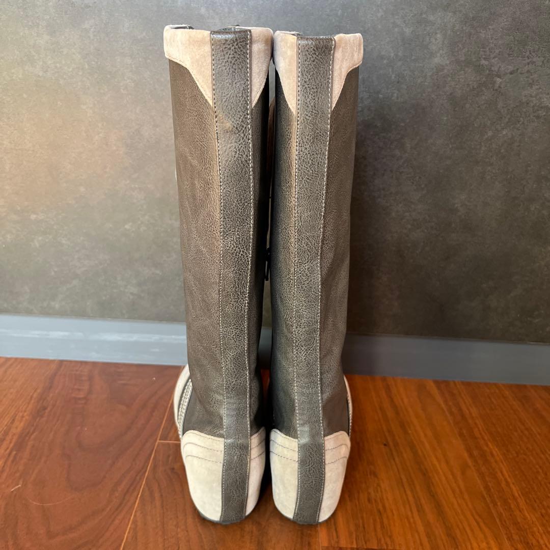 LAGUA GEM ラグアジェム　オーバーハイシューズ　サイズM グレー