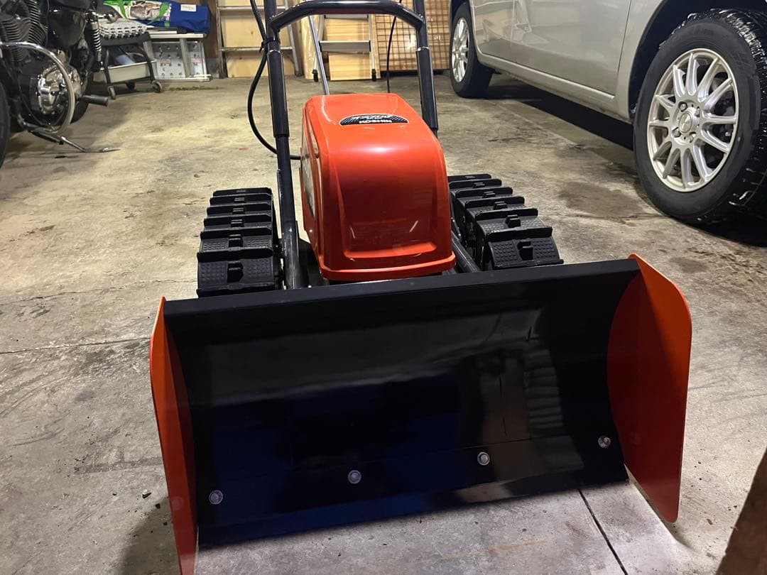 KOSHIN プレード型充電式除雪機　オスカル　SR-350 予備バッテリー付