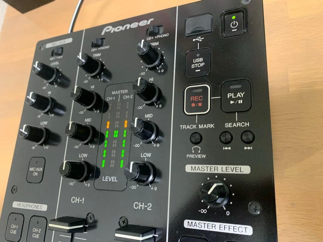 Pioneer DJM-350 2チャンネルDJミキサー