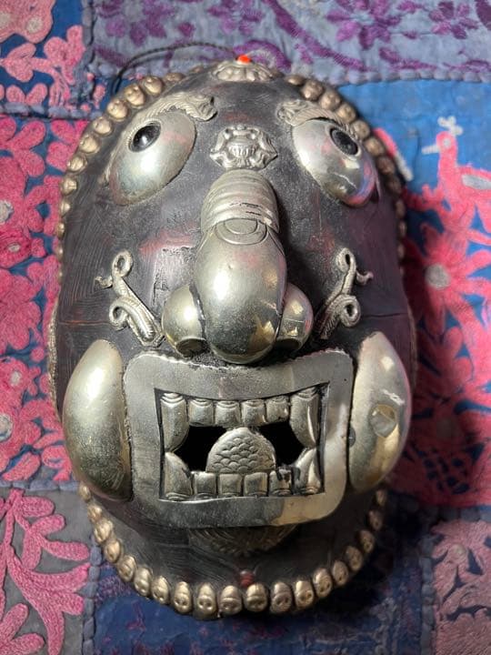 チベタンスカル　カパーラ　レジン亀甲