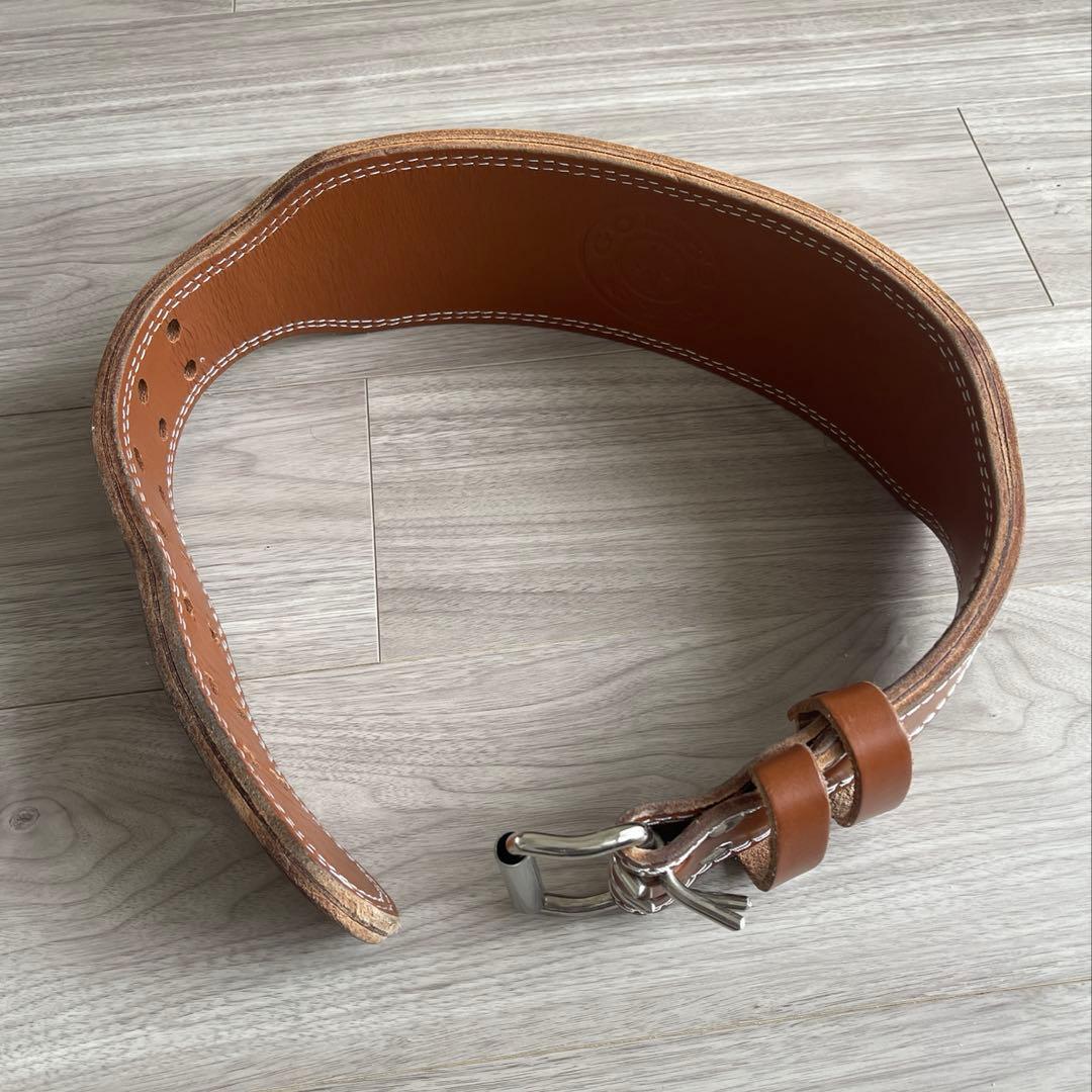 GOLDGYM ゴールドジム プロレザーベルト サイズS