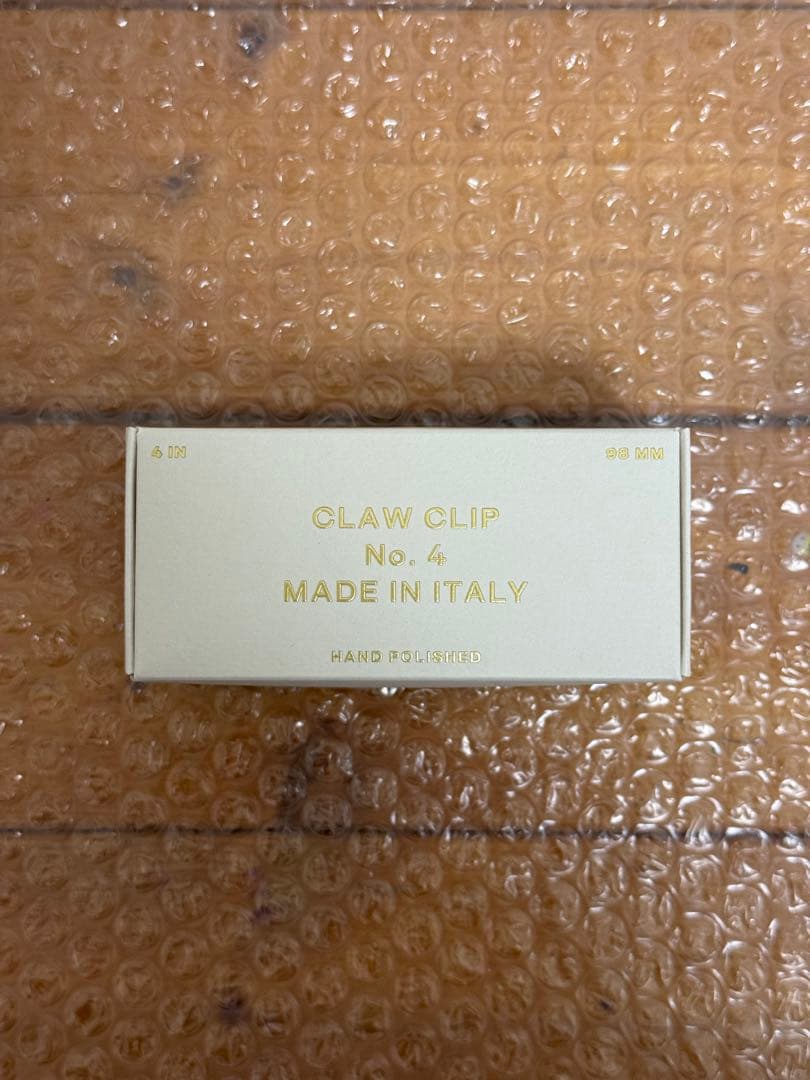 新品［UNDO HAIRWARE］No.4 ヘアクリップ**ライトトータス**