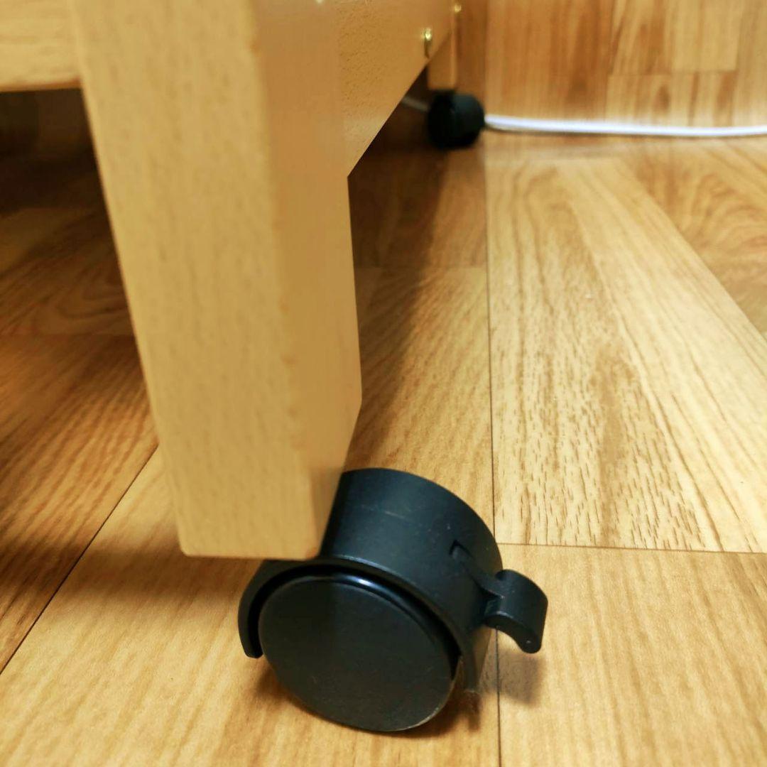 木製ミニベビーベッド キャスター付き　石崎家具