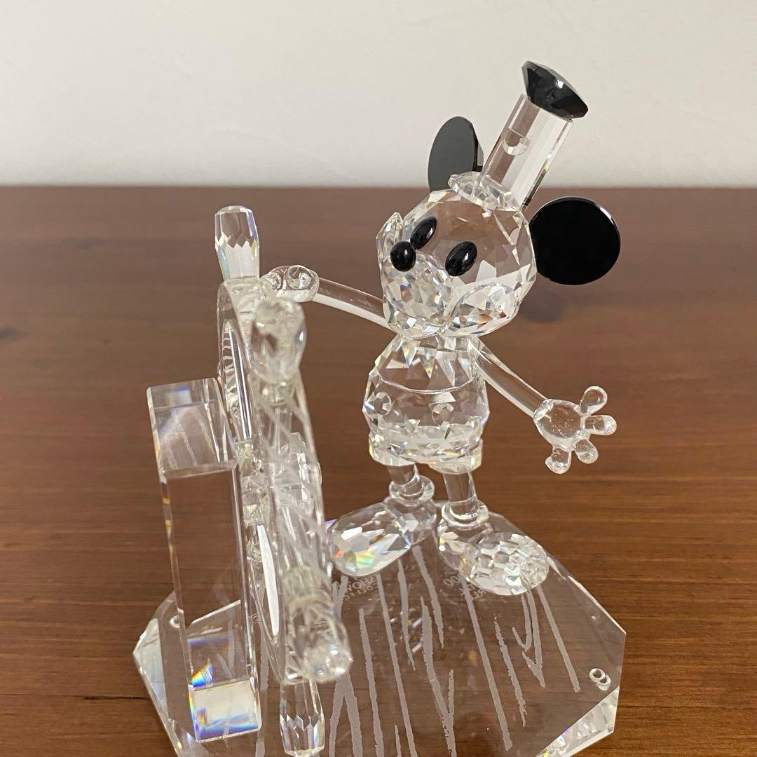 ディズニーショーケース クリスタルワールド ミッキーマウス 置物