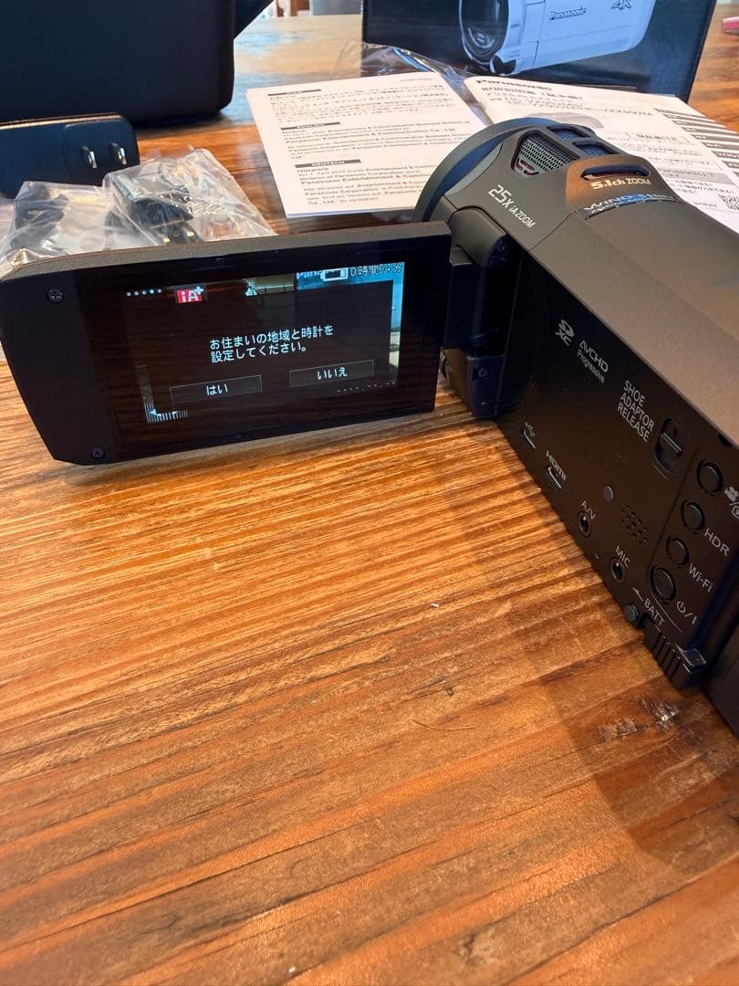 Panasonic 4K ビデオカメラ HC-VX992MS 即使用可能セット