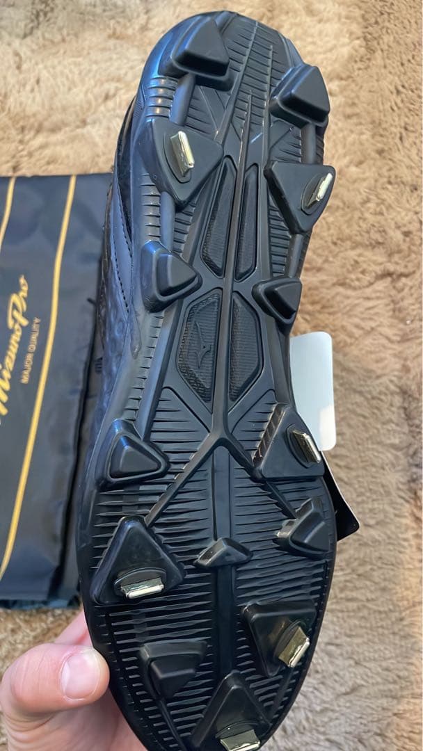 【新品未使用】 定価21000円Mizuno Pro スパイク28cmp革付き