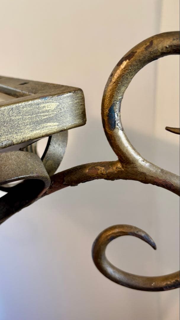 貴重　アンティーク　ディスプレイ　装飾　スタンド　ブロンズ