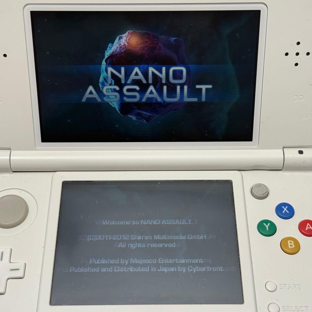 ★希少 動作良好 ソフトのみ★3DS NANO ASSAULT（ナノアサルト）