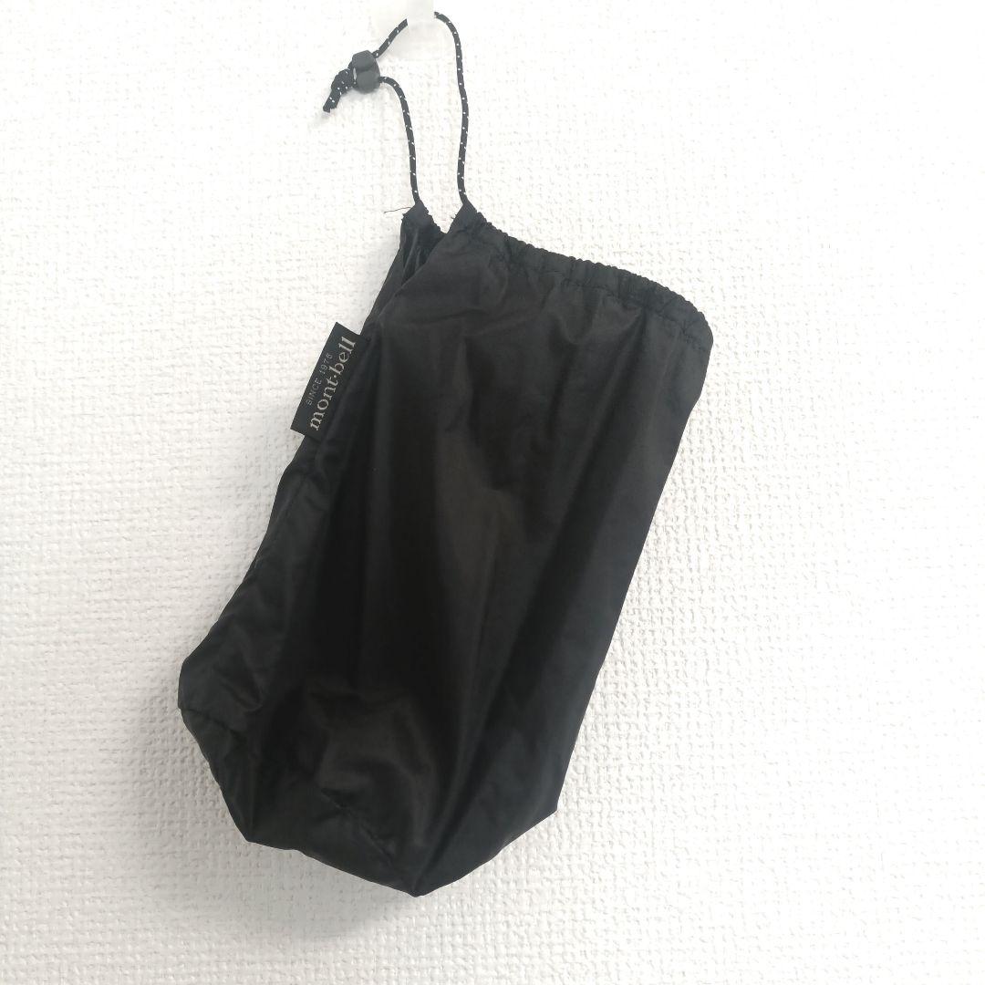 mont-bell スペリオダウンラウンドネックジャケット ブラック 収納袋あり