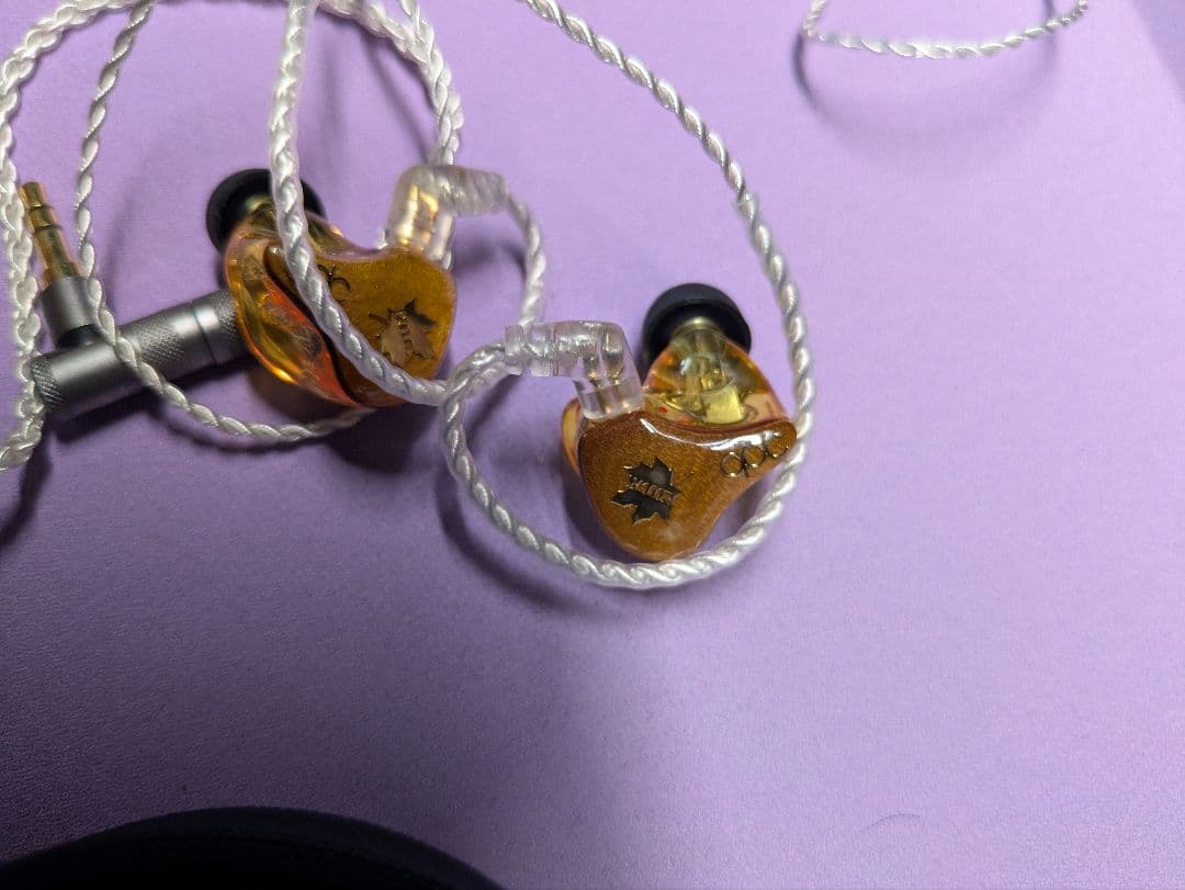 音楽の秋に！ qdc Folk 美しい紅葉デザインの高音質イヤホン