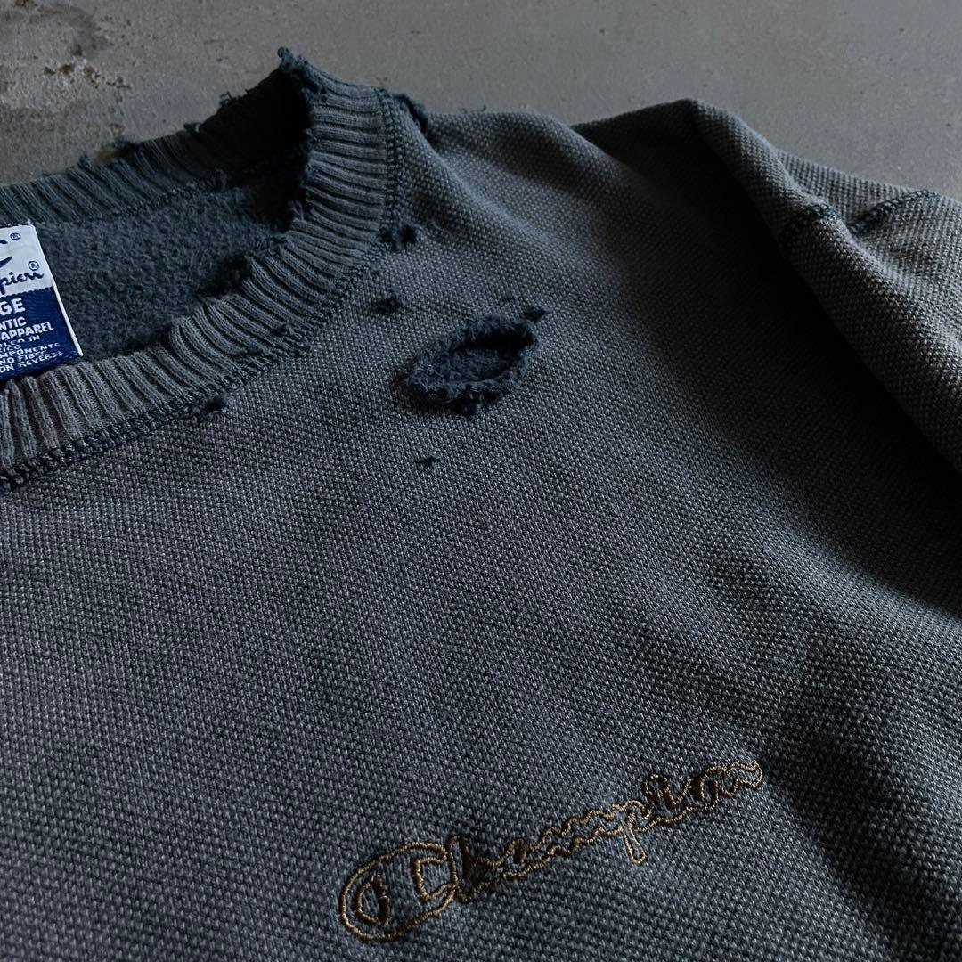 90's Champion”sun fade ”grunge”borosweat