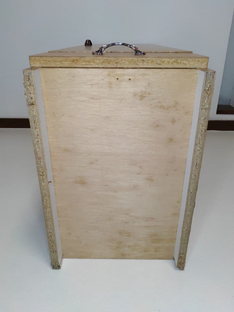 昭和レトロ 古家具 木製棚 引き出し付き 書類入れ カルテケース