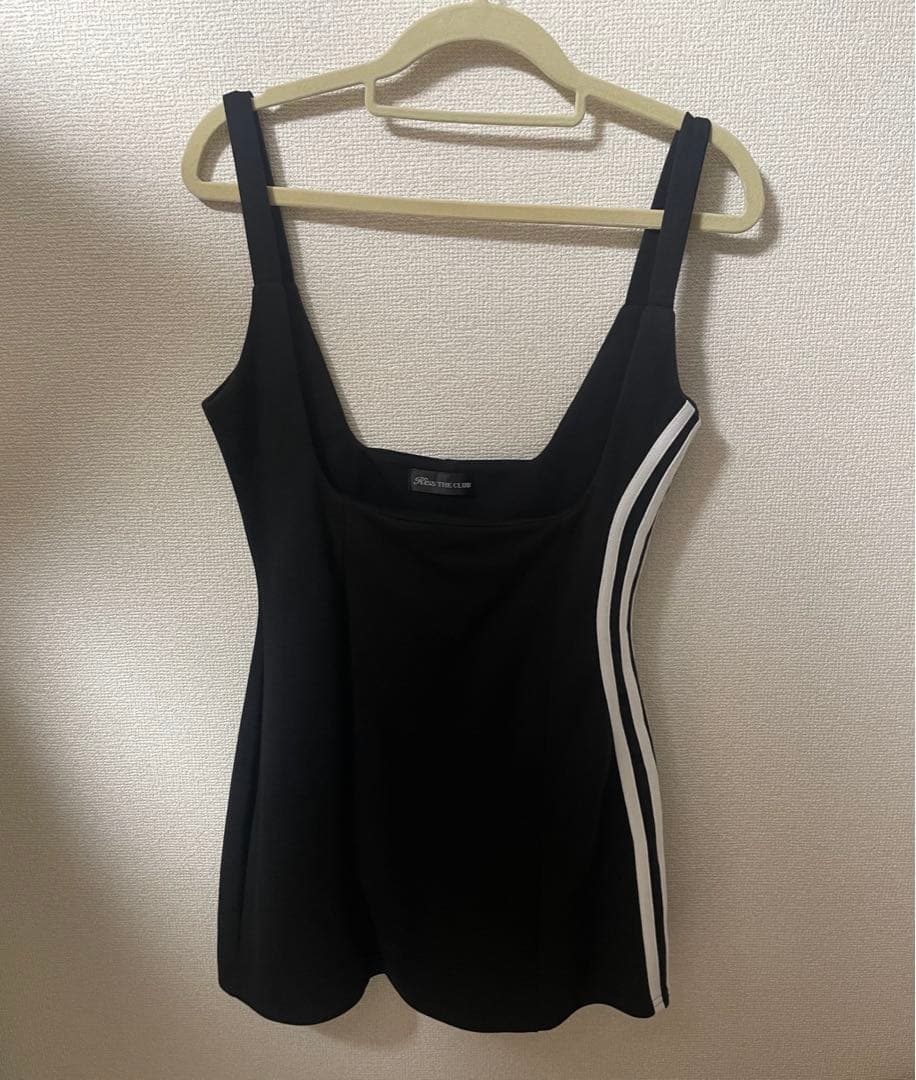 ワンピース kiss the club line layered mini onepiece