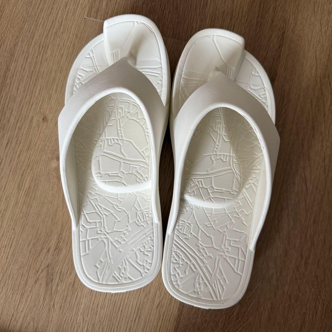 【早い者勝ち】Racbaki ラクバキ　イージーサンダル　ホワイト　L