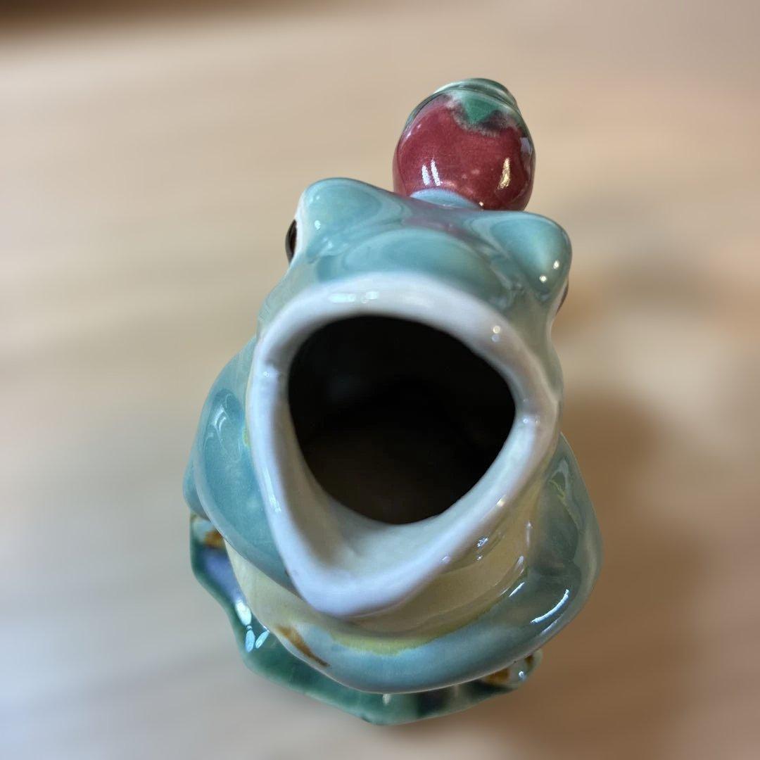 希少　Athezza France カエル バルボティーヌ 陶器 ミニピッチャー