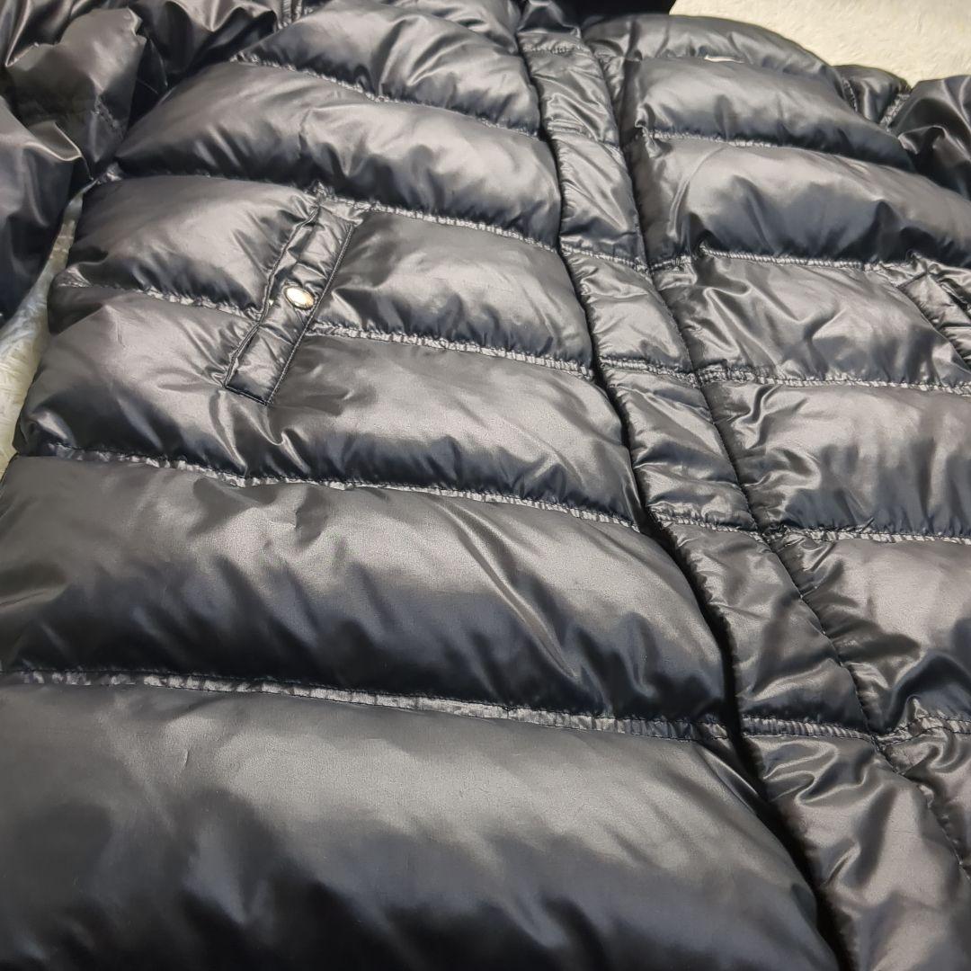 【NIKE✨ダウン✨XL】ベンチコート 肉厚 ブラック 防寒 フード