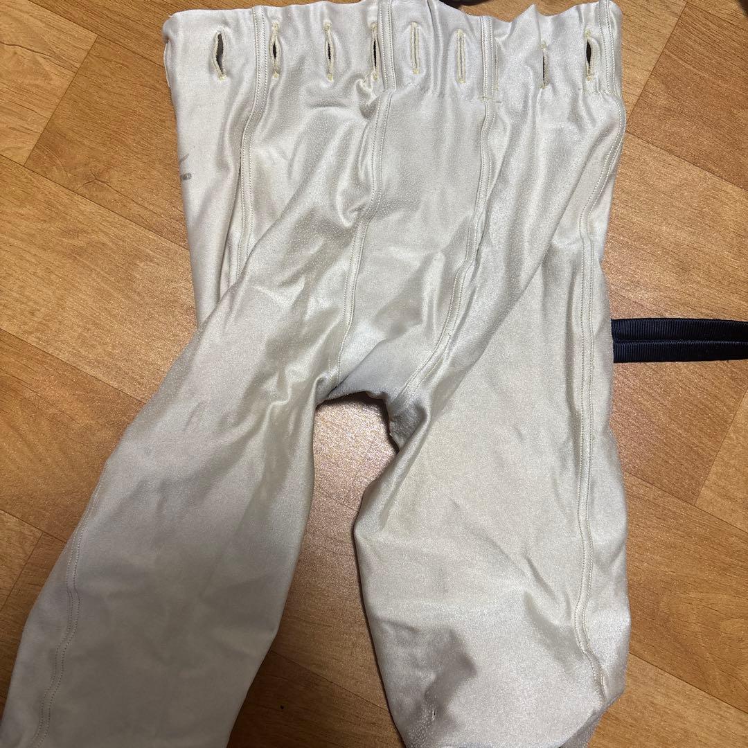 カイザーズ アメリカンフットボールパンツ クリーム色