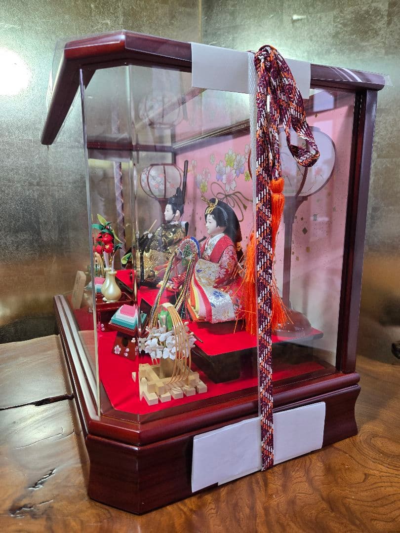 【一点限り】雛人形 ケース飾り　K31