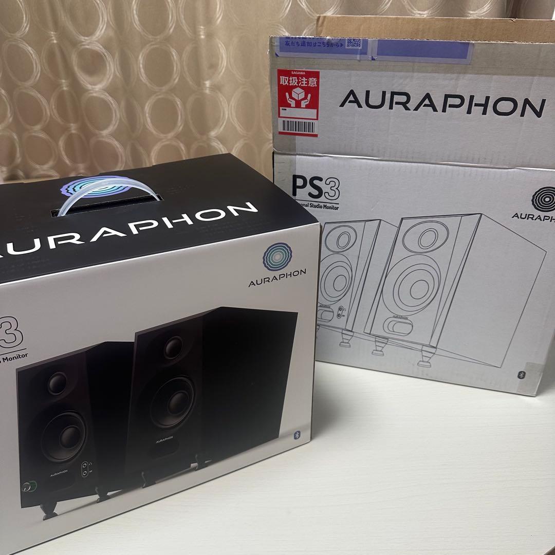 AURAPHON AUDIO PS3 スタジオモニタースピーカ 35W ブラック