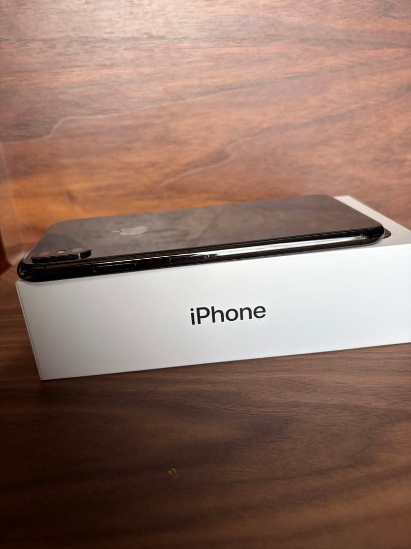 Apple iPhone XS MAX 256GB 付属品有 スペースグレイ黒