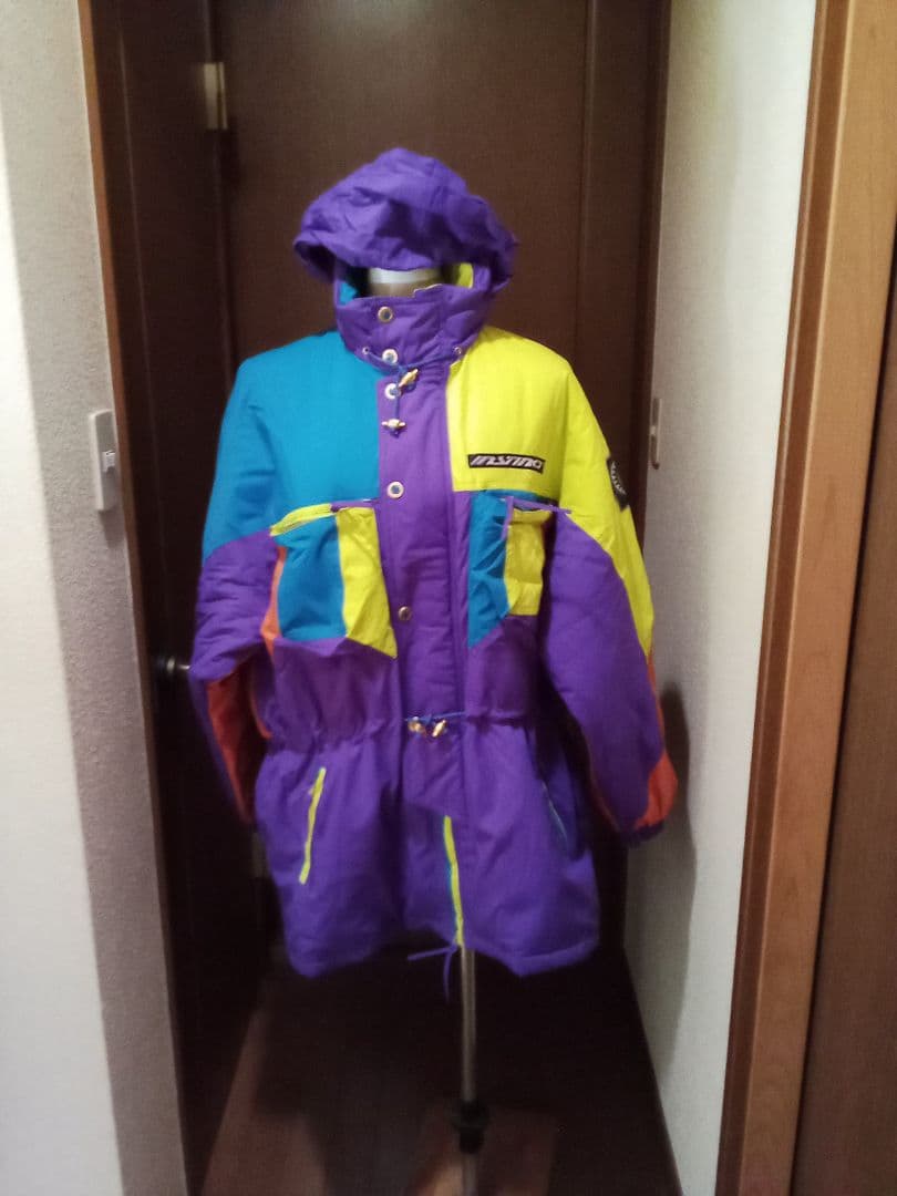 新品未使用　TAION マルチカラー スキーウェア　L　紫、青、黄、オレンジ