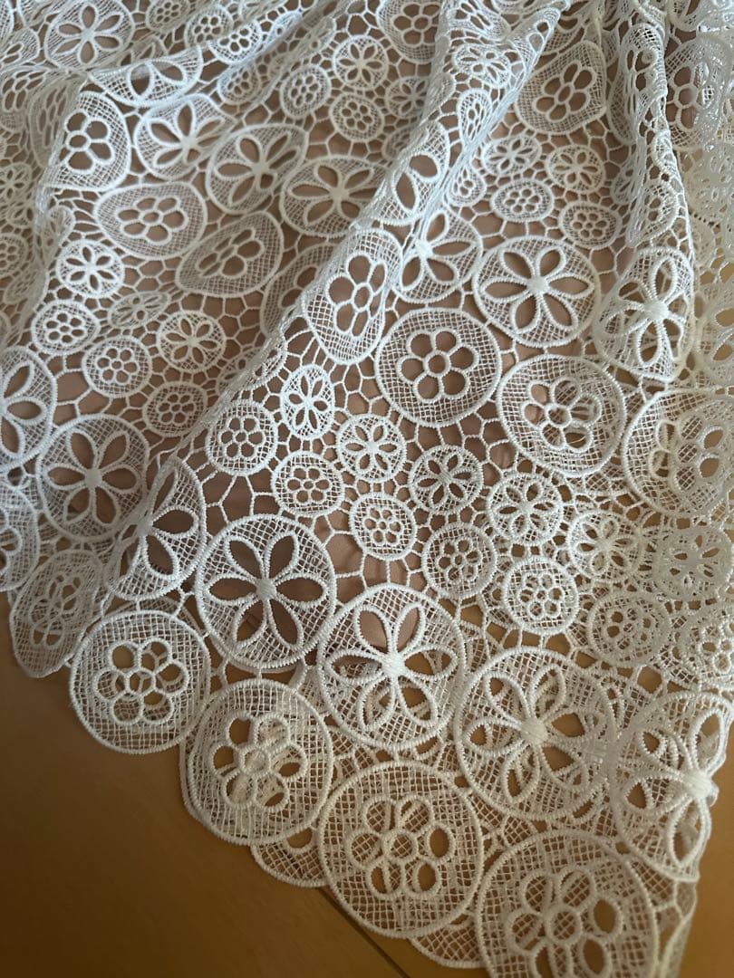 美品♡セルフポートレイト　ホワイトレースミニワンピース