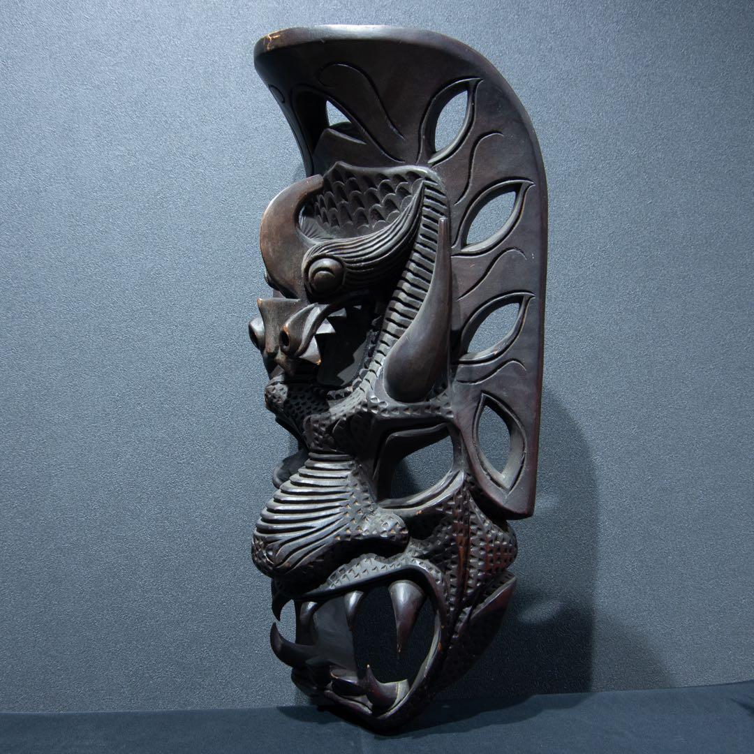 訳あり 東南アジア 木彫りの仮面