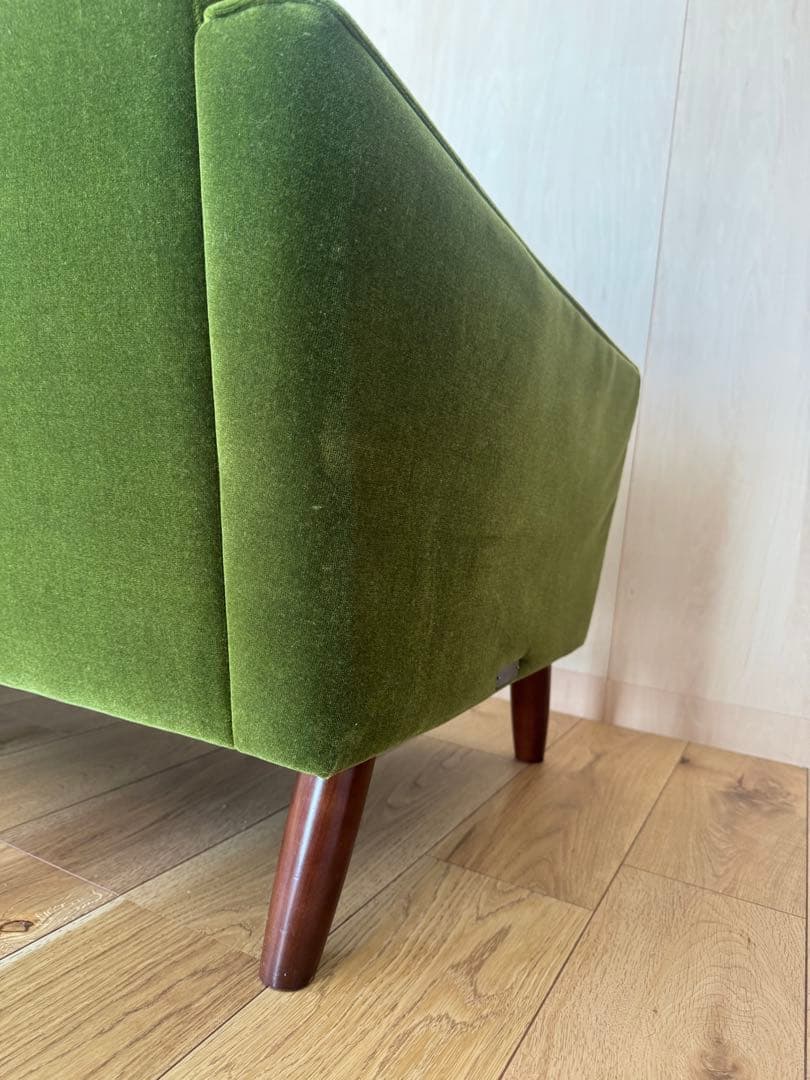 【本日限定値下げ】カリモク 60 ロビーチェア3シータ モケットグリーン