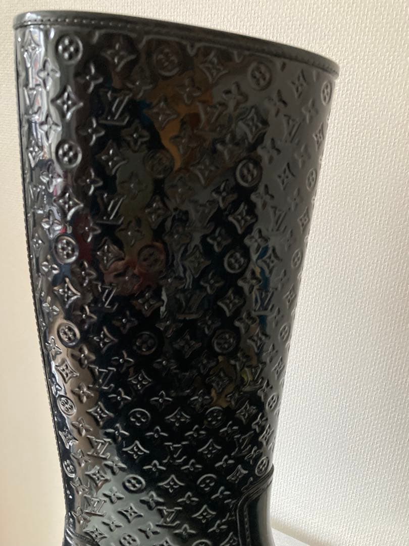 美品　ルイヴィトン　レインブーツ　ブラック　37