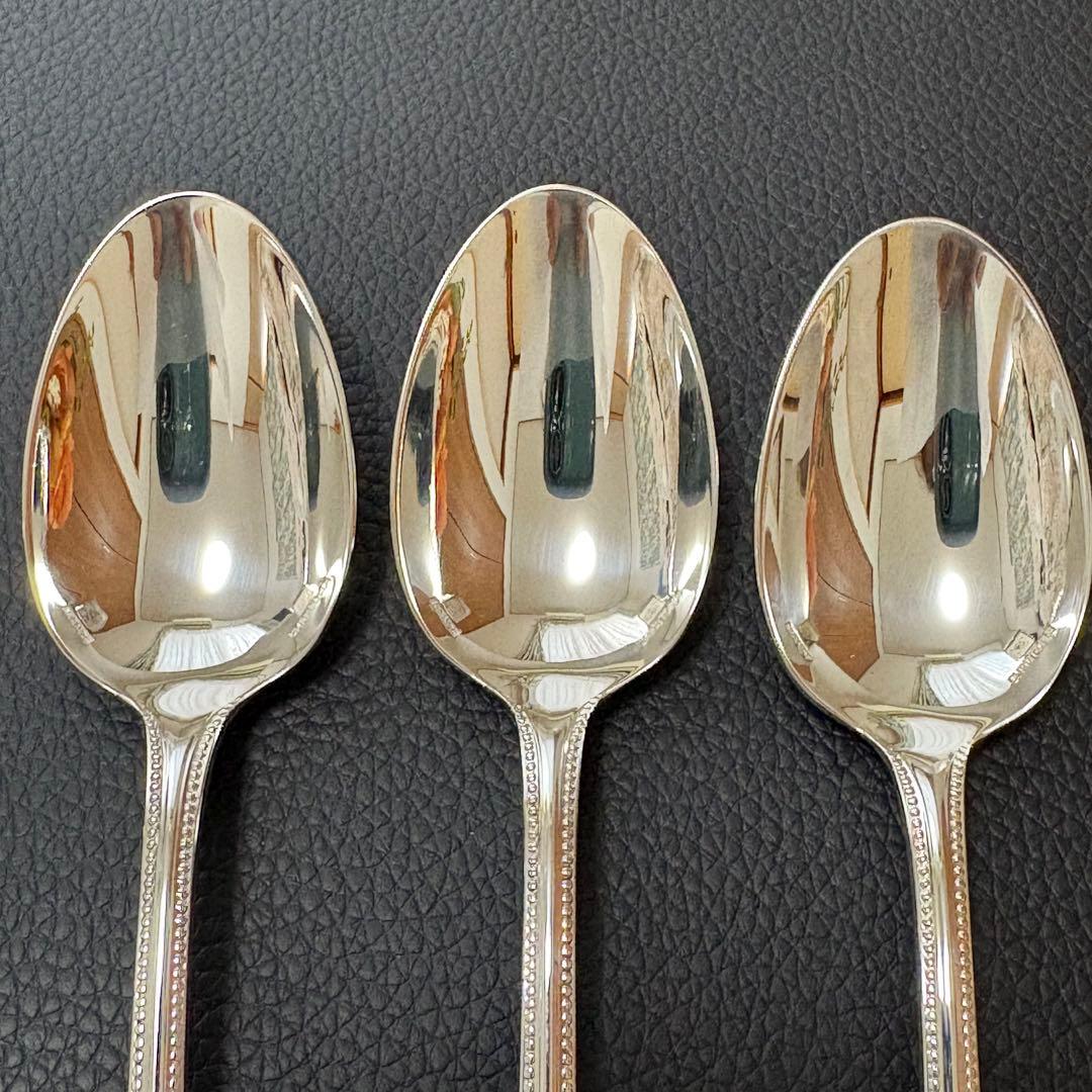 美品クリストフル　パール　コーヒースプーン12点