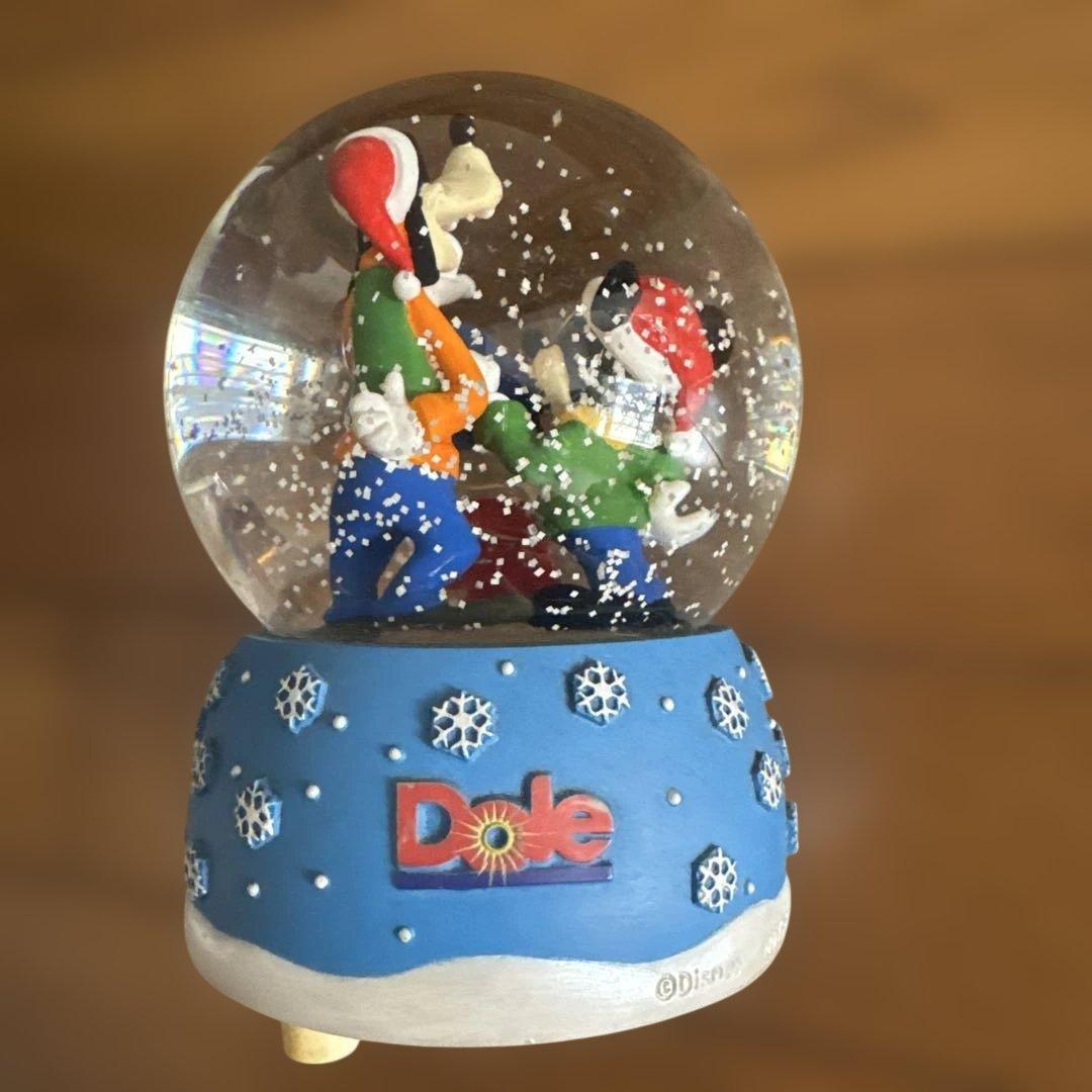 Dole(ドール) ミッキーマウス　スノードームオルゴール　サンキョー非売品