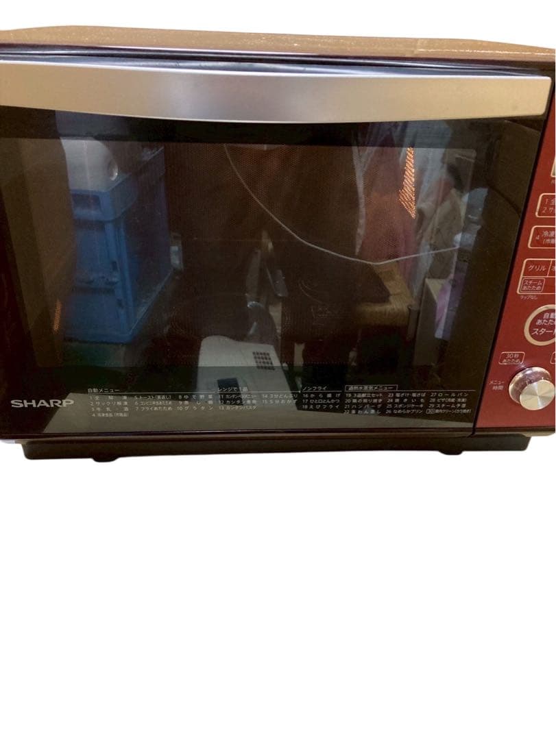 美品/2019年製/シャープ/過熱水蒸気オーブンレンジ/23L