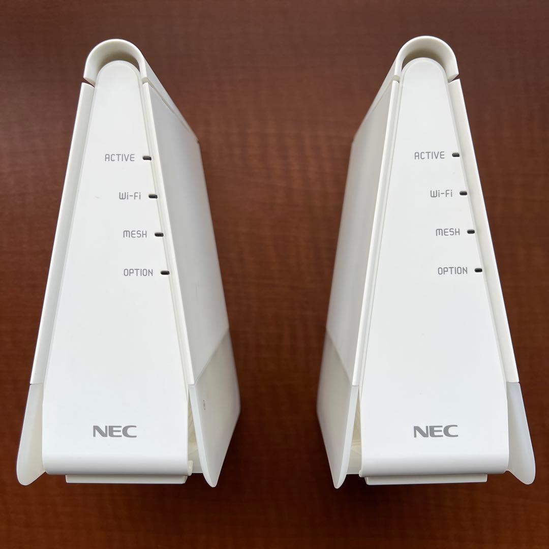 NEC Aterm WX1800HP メッシュWi-Fiルーター 2台（中古）