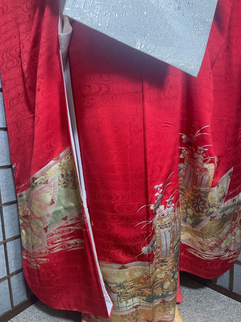 振袖６点セット京友禅金箔仕上げ