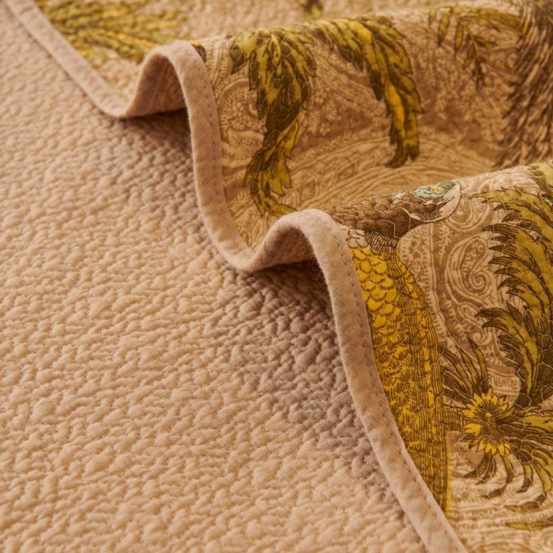 キルトベッドカバー3点セット綿マルチカバー キルティング CS