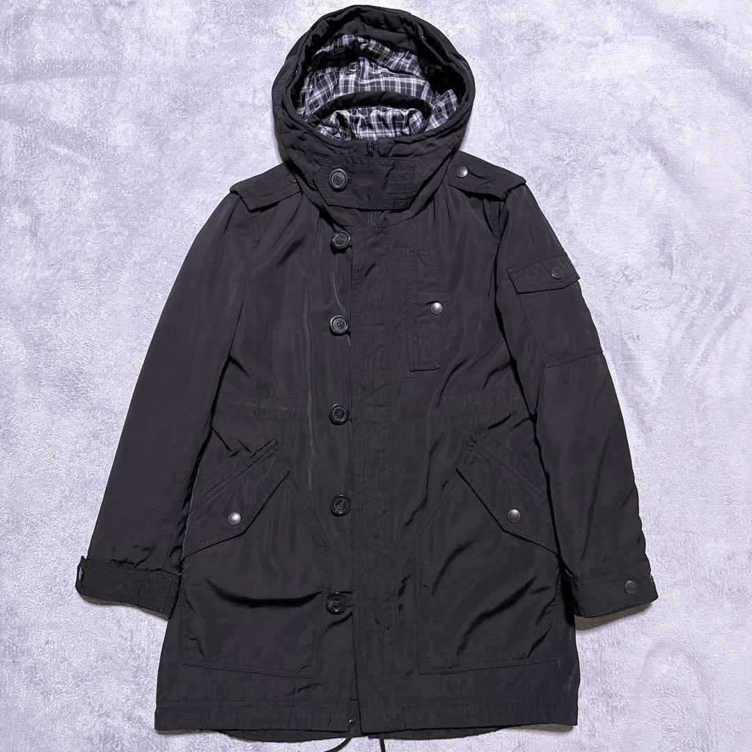 【極美品】バーバリー モッズコート キルティングジャケット 2way ホース刺繍