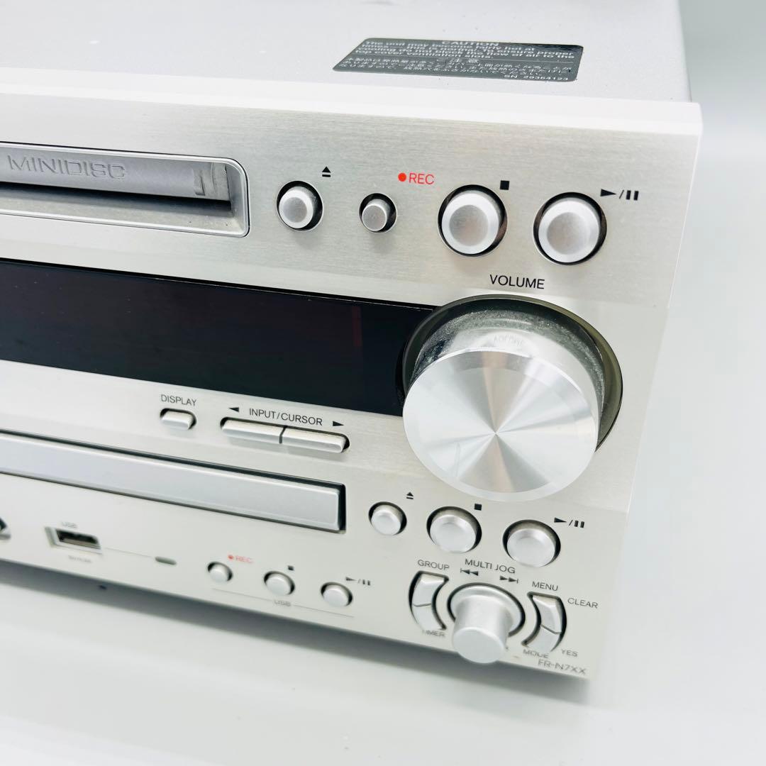 ジャンクONKYO ネットワーク CD/MD レシーバー FR-N7XXオンキョ