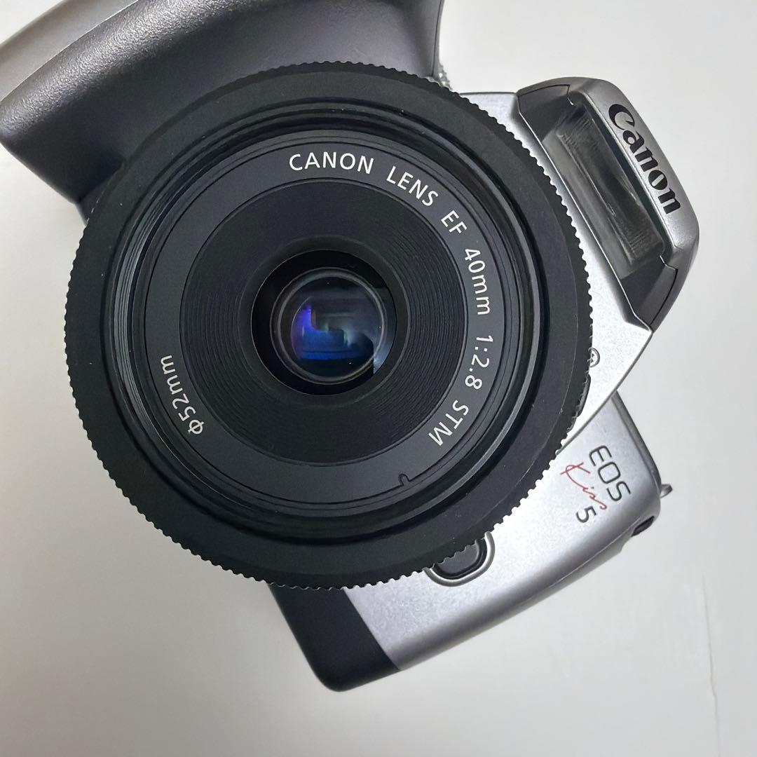 ★美品★ EOS kiss5 EF40mmF2.8 フィルムカメラセット